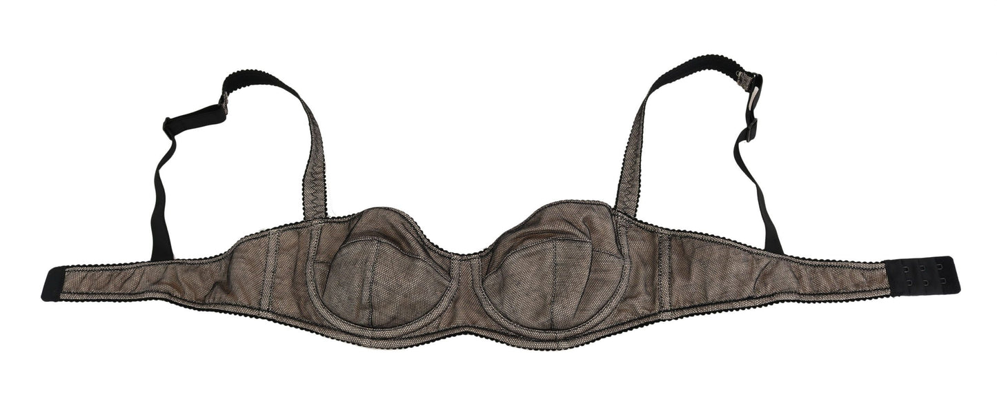 Dolce & Gabbana Brown Regg Balconcino Imbottito Bra 속옷