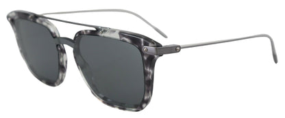 Dolce &amp; Gabbana Grey DG4327-B Sonnenbrille mit grauem Rahmen und grauen Metallgläsern