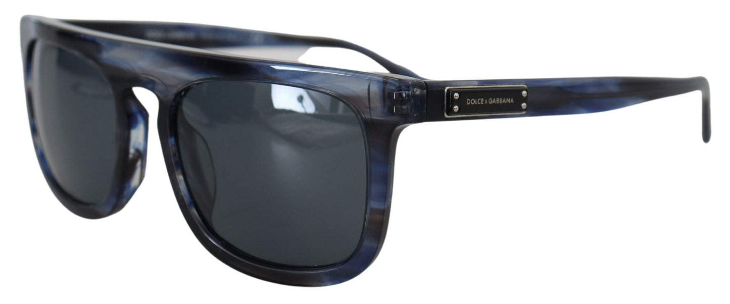 Dolce & Gabbana Blue DG4288F 아세테이트 전체 림 프레임 선글라스