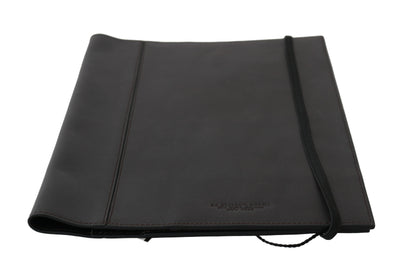 A.G. Spalding & Bros Black Leather Bifold Travel Holder 로고 지갑