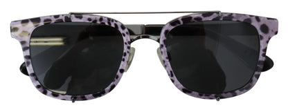 Dolce & Gabbana Chic Purple Lens Metal Frame Sunglasses